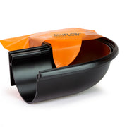 aluflow aluminium 90 deg external gutter angle black main image