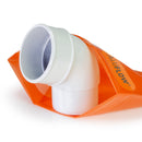 aluflow aluminium downpipe offset bend 112 degree white main image