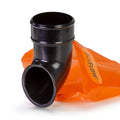 aluflow aluminium downpipe shoe black main image