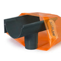 aluflow aluminium gutter running outlet grey main image
