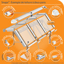Installation de plaques de polycarbonate sur un toit faîtier avec profilés snapa [language-fr]