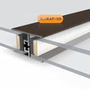 Alukap-XR Aluminium Horizontal Glazing Bar 2.1m