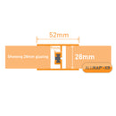 Alukap-XR Aluminium Horizontal Glazing Bar 2.1m