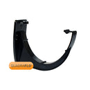 Quadraflo deep fascia bracket black front view