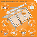 polycarbonate sheets installation on a apex roof with snapa glazing bars infographic [language-en]