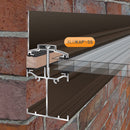 alukap ss low profile wall bar Insitu