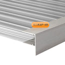 alukap xr 16mm aluminium f section Insitu
