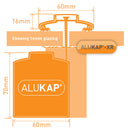 alukap xr 60mm aluminium glazing bar technical profile Image