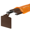 alukap xr 60mm bar Brown without rafter gasket front view