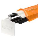 alukap xr 60mm bar White with 45mm slot fit rafter gasket front view