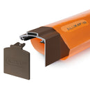 alukap xr gable bar Brown without rafter gasket front view