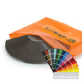 alukap xr lantern radius end cap RAL Colour front view