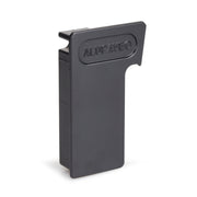 Alupave Aluminium Decking Gutter End Cap Grey LH Front View