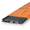 alupave aluminium decking roofing board Grey front view