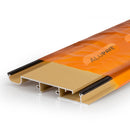 alupave aluminium decking roofing board Sand front view