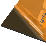 axgard bronze 5mm uv protected glazing sheet front view