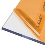 axgard clear 12mm uv protected glazing sheet front view