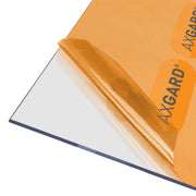 axgard clear 4mm uv protected glazing sheet front view