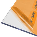 axgard clear 8mm uv protected glazing sheet front view