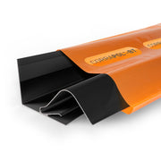 corrapol-bt rock n lock wall flashing Black front view