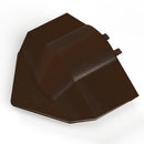 corrapol-bt super ridge endcap Brown front view